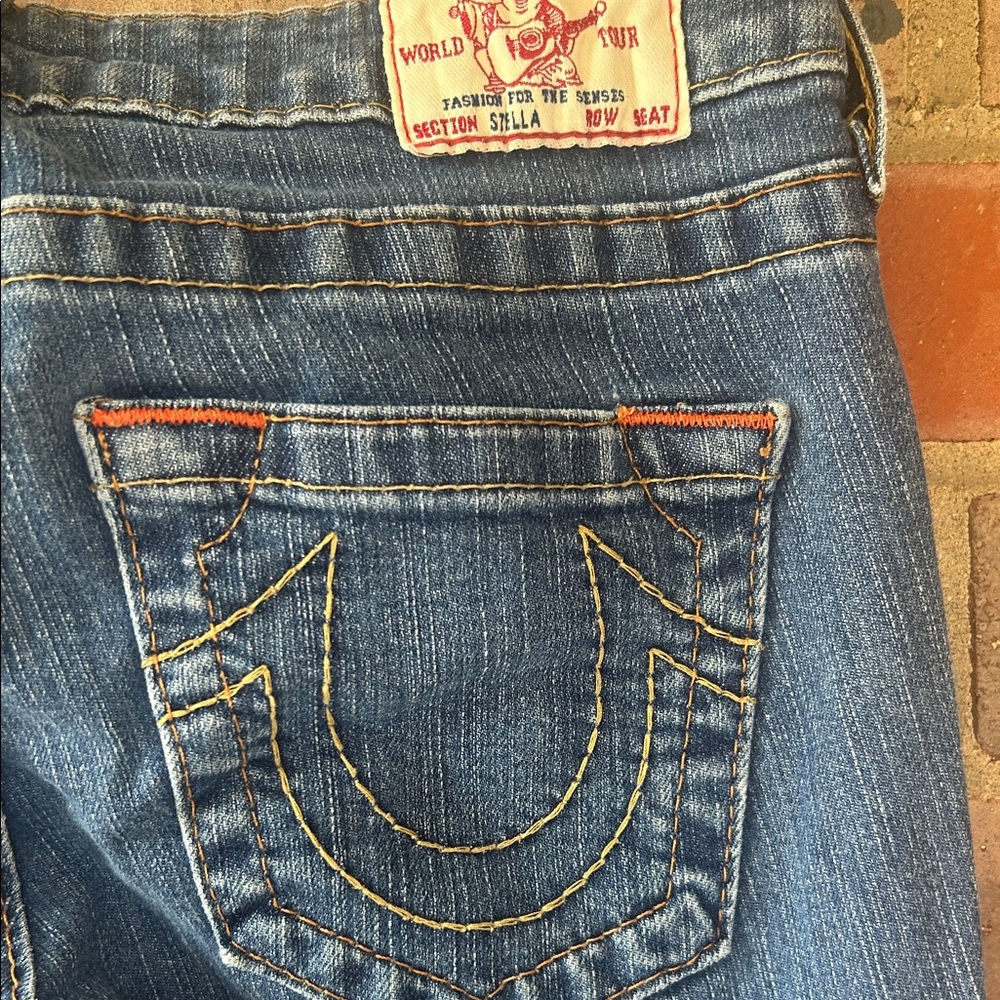 True Religion Women's skinny Denim Jeans with super low rise